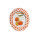 Abington 13 X 1 inch Red Plate