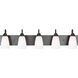 Seville 5 Light 35.88 inch Bronze Wall Bath Fixture Wall Light
