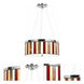 Tiffany 3 Light 18 inch Chrome Pendant Ceiling Light