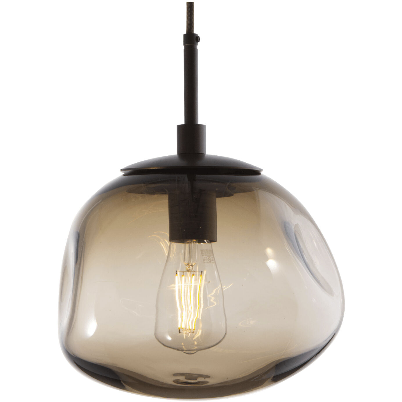 Nova Incandescent 3 Light Beige Silver Chandelier Ceiling Light, Round Multi-Port