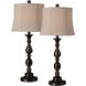 Scala 29 inch 100 watt Oil Rubbed Bronze Table Lamp Portable Light, Set of 2