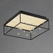 Entanglement LED 19.75 inch Black Flush Mount Ceiling Light