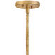 Seraphina 8 Light 40.25 inch Distressed Brass Chandelier Ceiling Light