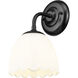 Dorinda Wall Sconce Wall Light in Matte Black