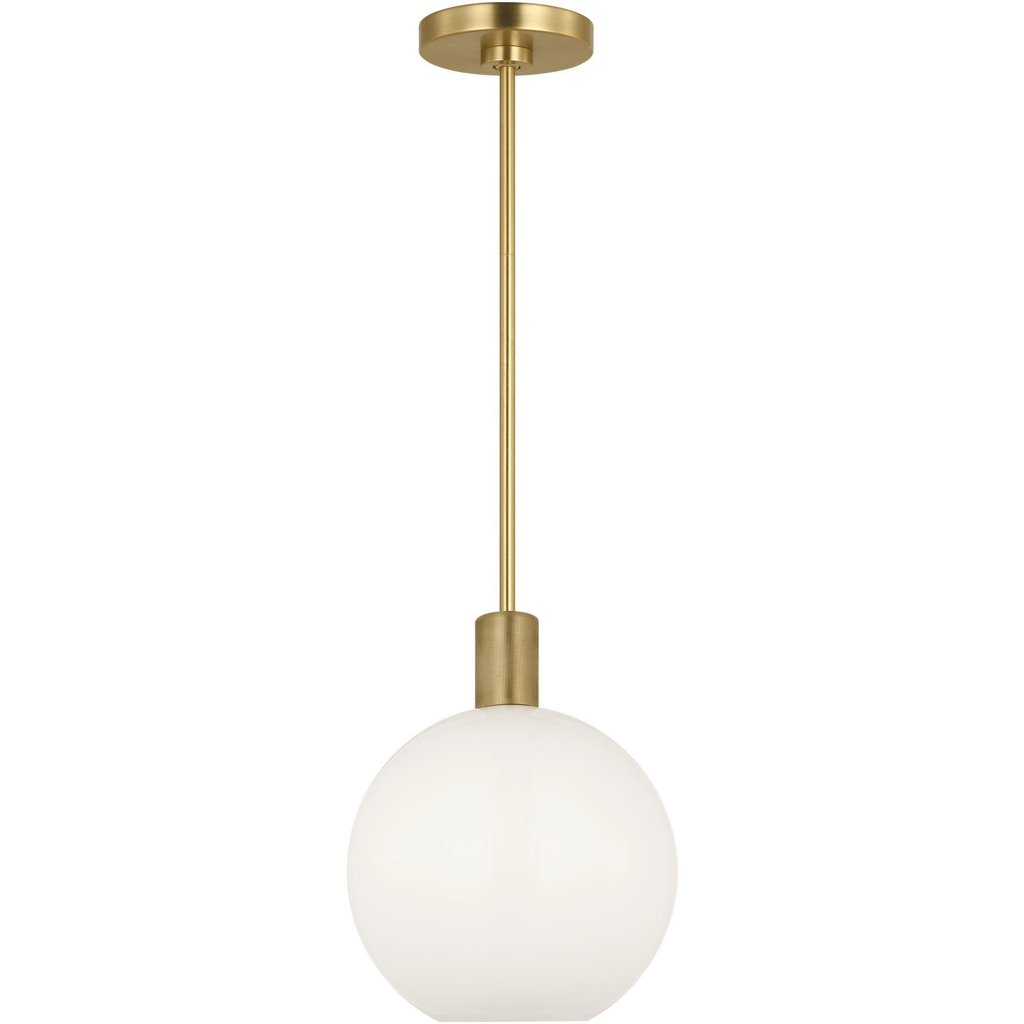 Drew & Jonathan Colewood 1 Light 12.5 inch Satin Brass Pendant Ceiling Light, Small