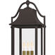 Manning 3 Light 24 inch Western Bronze Outdoor Post Lantern