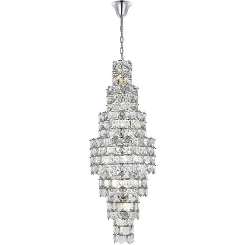 Adaline 26 Light 24 inch Chrome Chandelier Ceiling Light