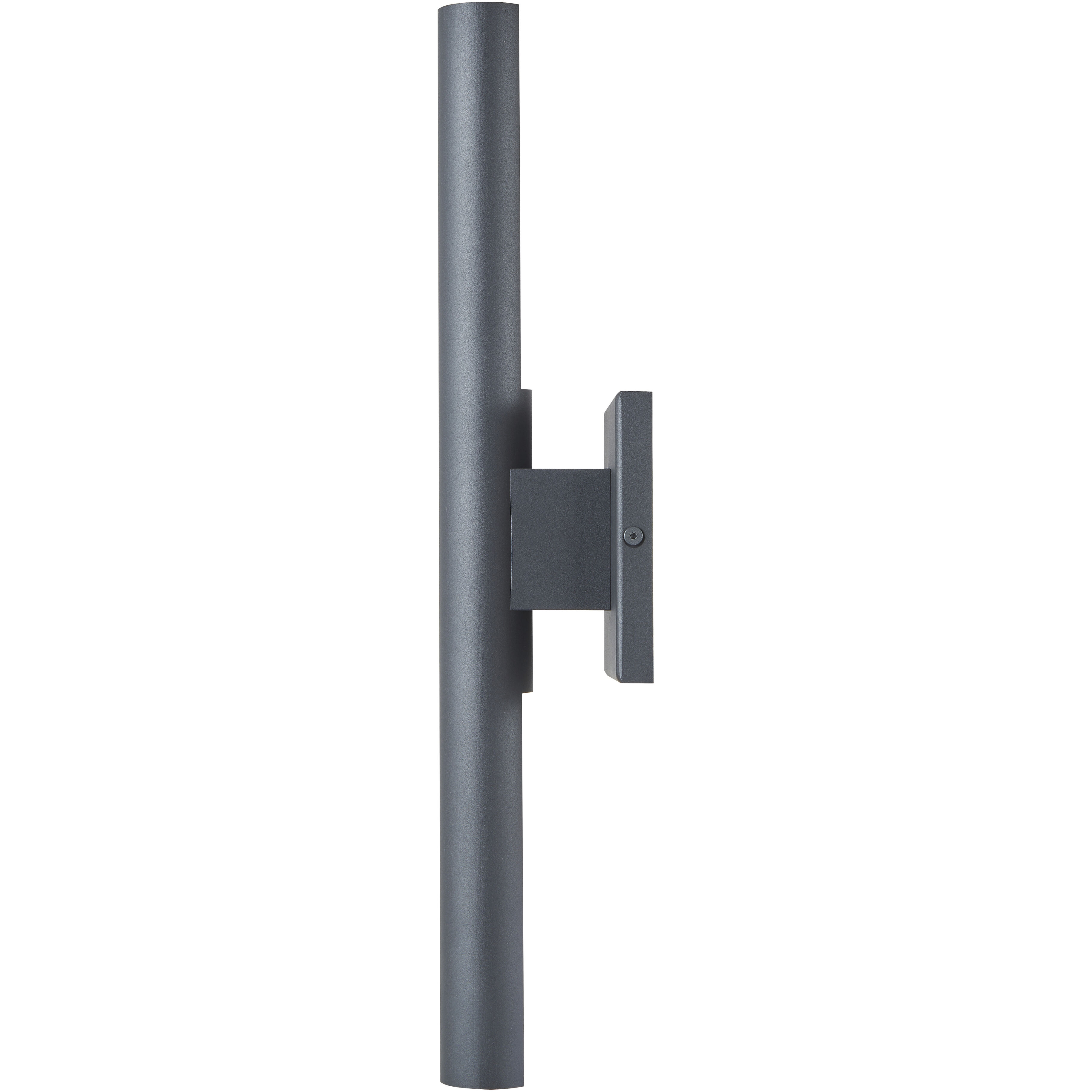 Obelisk LED 18 inch Matte Black Outdoor Wall Light