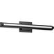 Plymouth LED 24.13 inch Black Bath Vanity Light Wall Light