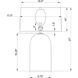 Pretoro 27.5 inch 150.00 watt Sand Table Lamp Portable Light