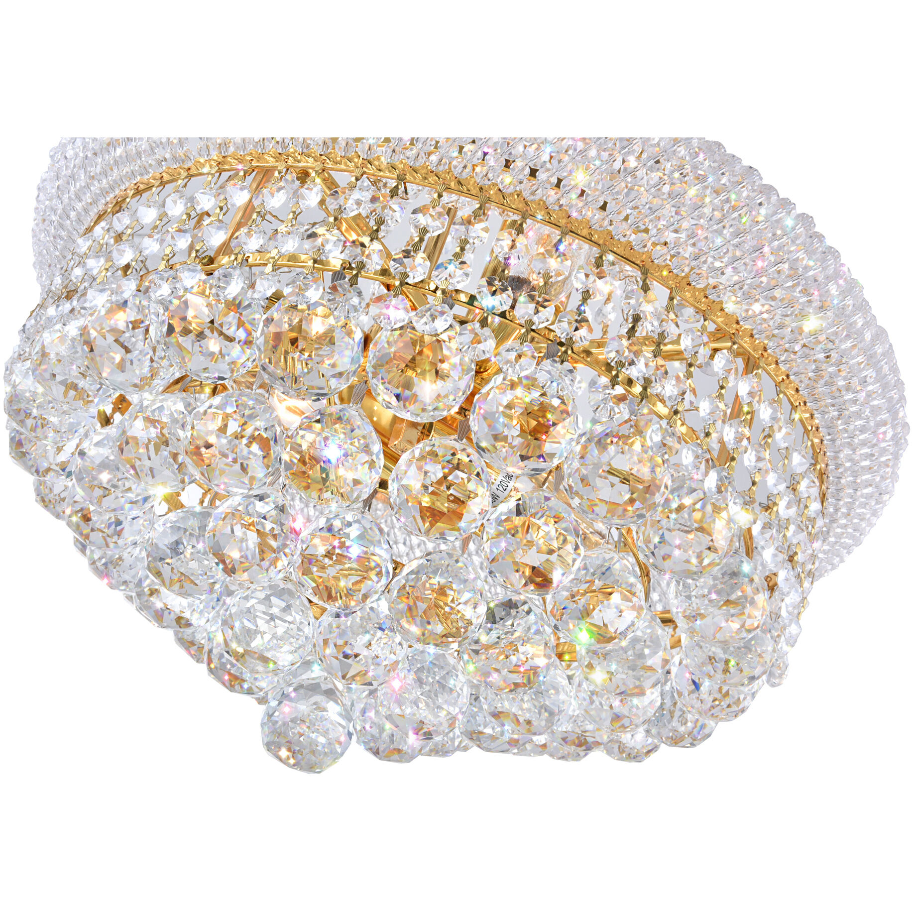 Empire 8 Light 18 inch Gold Down Chandelier Ceiling Light