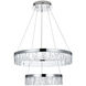 Linden 2 Light 22 inch Chrome Chandelier Ceiling Light