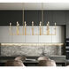 Gaultier 12 Light 56.75 inch Mondern Gold Linear Chandelier Ceiling Light in Modern Gold
