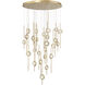 Barletta LED 40 inch Brass Chandelier Ceiling Light