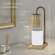 Ridgley 13.25 inch 50 watt Antique Brass Candlewarmer Lamp Portable Light, Simplee Adesso