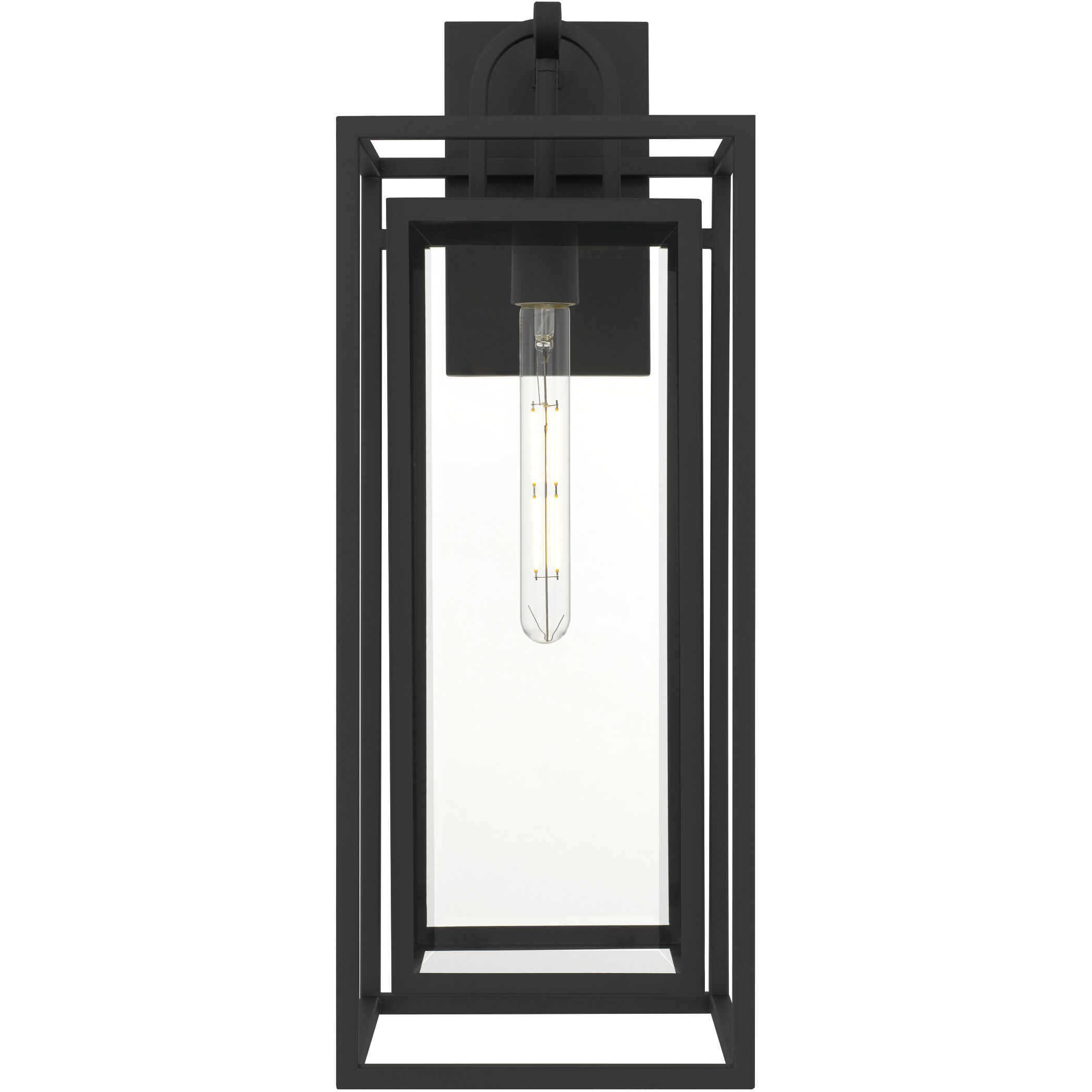 Jayce 1 Light 24.25 inch Matte Black Outdoor Wall Lantern