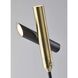 Vega 68 inch 24.00 watt Black with Antique Brass Accents LED Torchiere Portable Light 