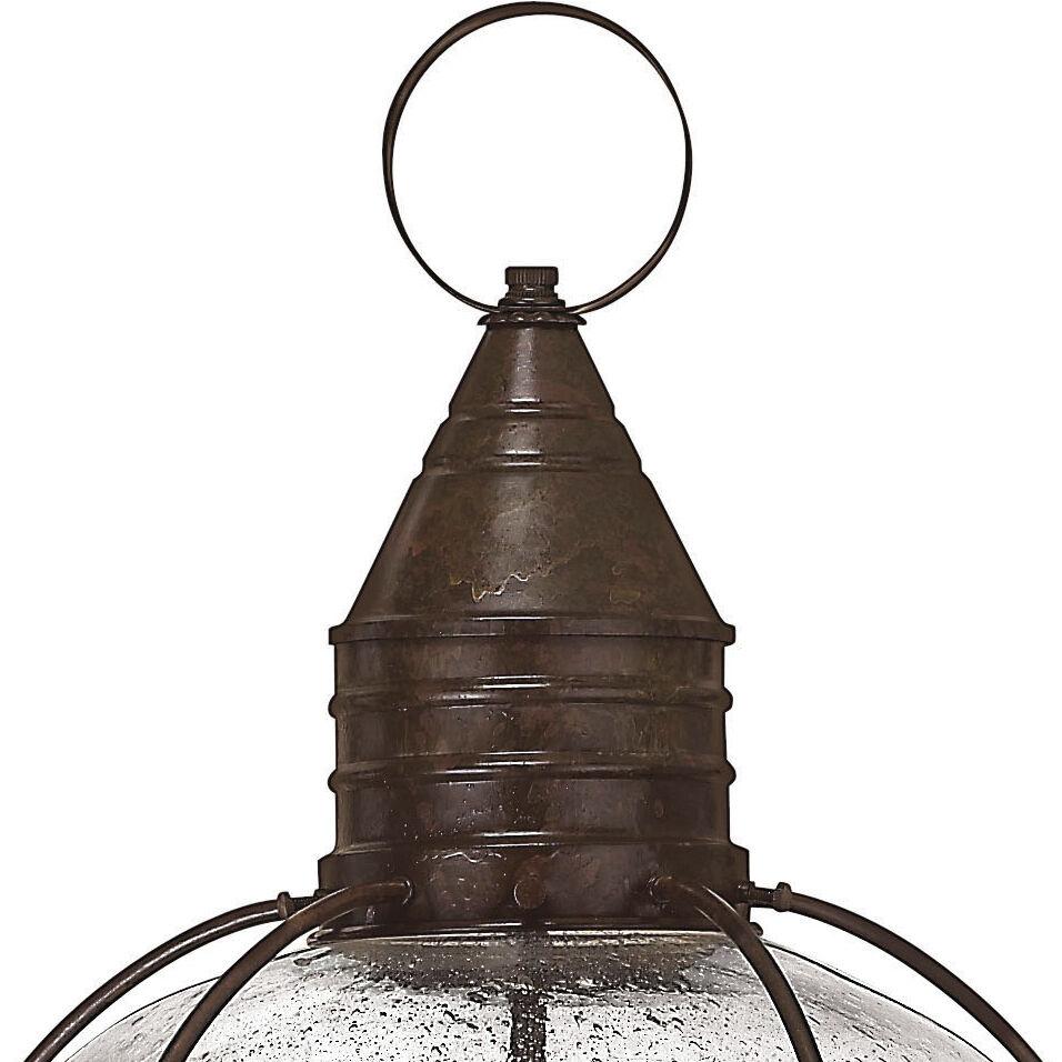 Cape Cod 4 Light 23.75 inch Sienna Bronze Outdoor Post Mount Lantern, Extra Large