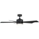 Wynd 52 inch Bronze Downrod Ceiling Fan in 3000K