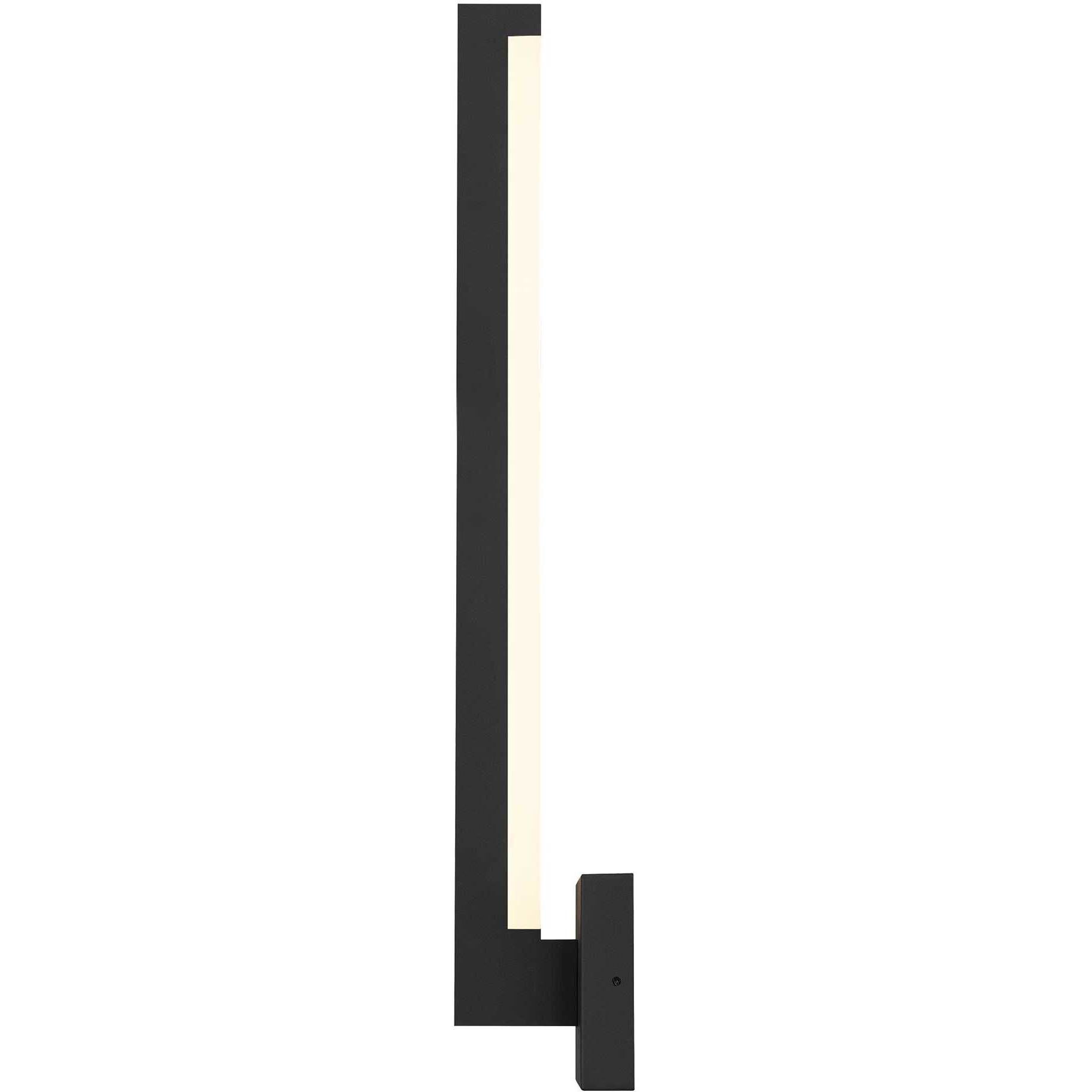 Lana LED 24 inch Sand Black Outdoor Wall Sconce