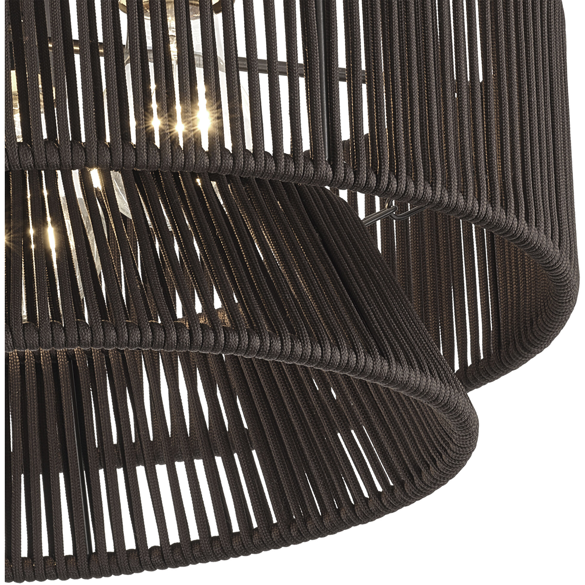 Florell 3 Light 15 inch English Bronze Semi Flush Mount Ceiling Light, Large