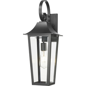Gannon Outdoor Wall Light in Black, G9