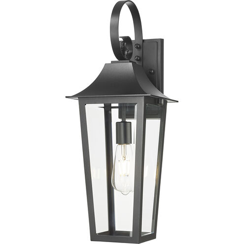 Gannon Outdoor Wall Light in Black, G9