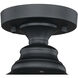 Keenan LED 12.25 inch Oil Rubbed Bronze Semi-Flush Mount Ceiling Light