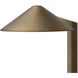 Hardy Island Side Mount 12v 1.50 watt Matte Bronze Landscape Path Light, Round