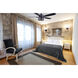Madison 52 inch Matte Black with Black Blades Indoor fan