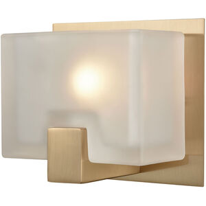 Dobbs LED 6 inch Satin Brass Vanity Light Wall Light