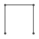 Purolinear 360 LED 26.75 inch Satin Black ADA Wall Bar Light Wall Light