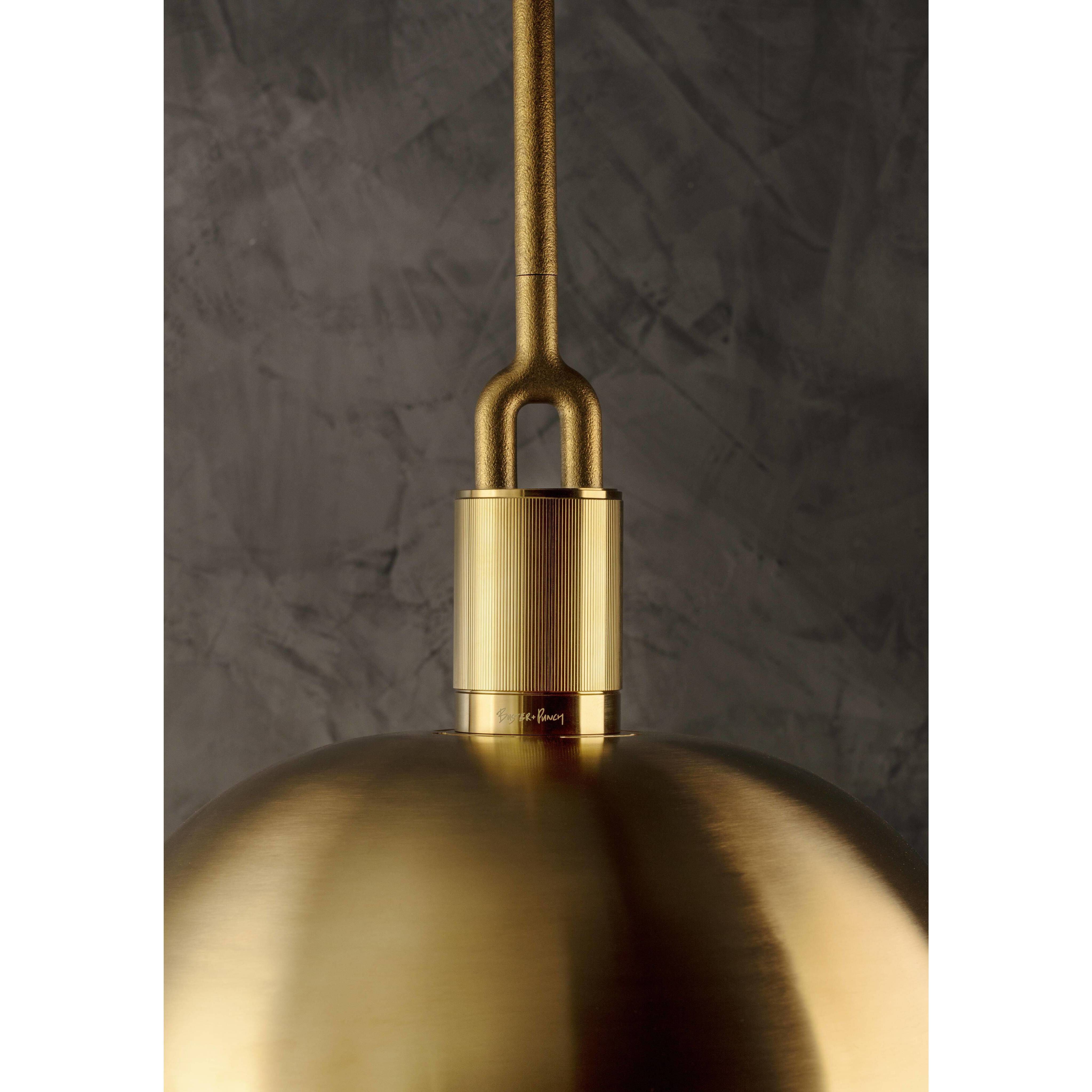 Forked LED 11.42 inch Brass Pendant Ceiling Light