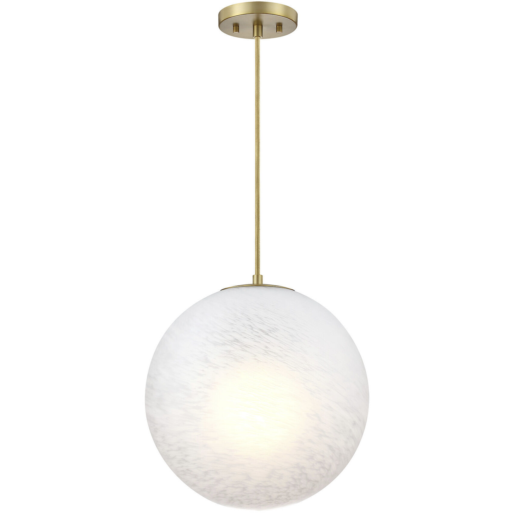 Pixie LED 14 inch Brushed Gold Pendant Ceiling Light