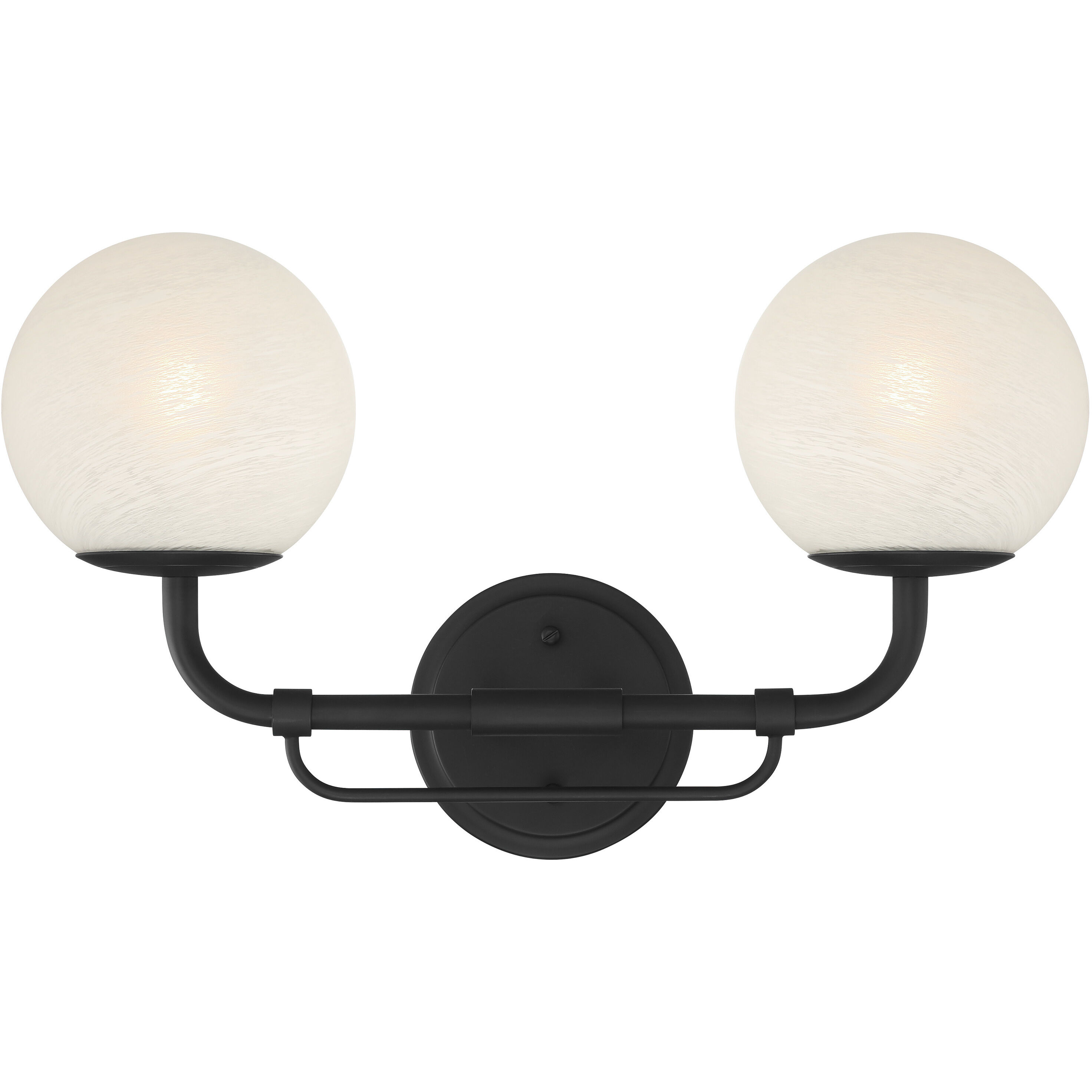 Whitehall 2 Light 18 inch Dark Matte Black Vanity Light Wall Light
