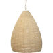 Gulf 1 Light 19.5 inch Natural Pendant Ceiling Light