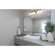 Bryant 5 Light 40.5 inch Matte Black Vanity Wall Light