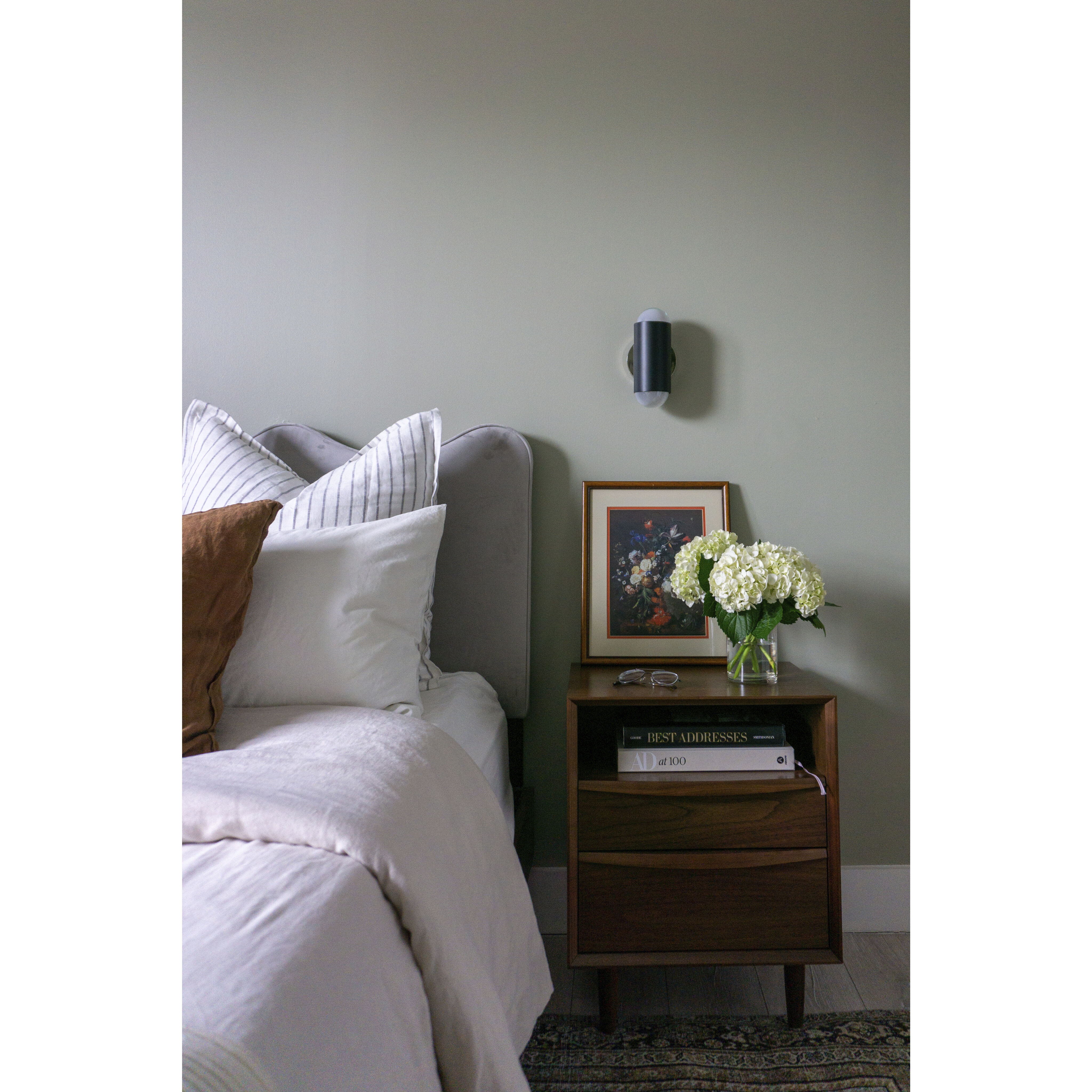 Kira 2 Light Polished Nickel/Soft Black Wall Sconce Wall Light