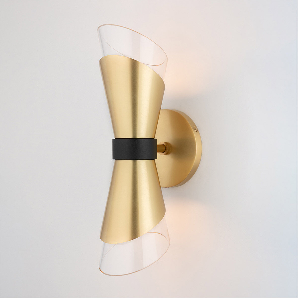 Angie LED 5 inch Aged Brass Wall Sconce Wall Light