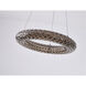 Canada LED 20 inch Smoke Chandelier Ceiling Light