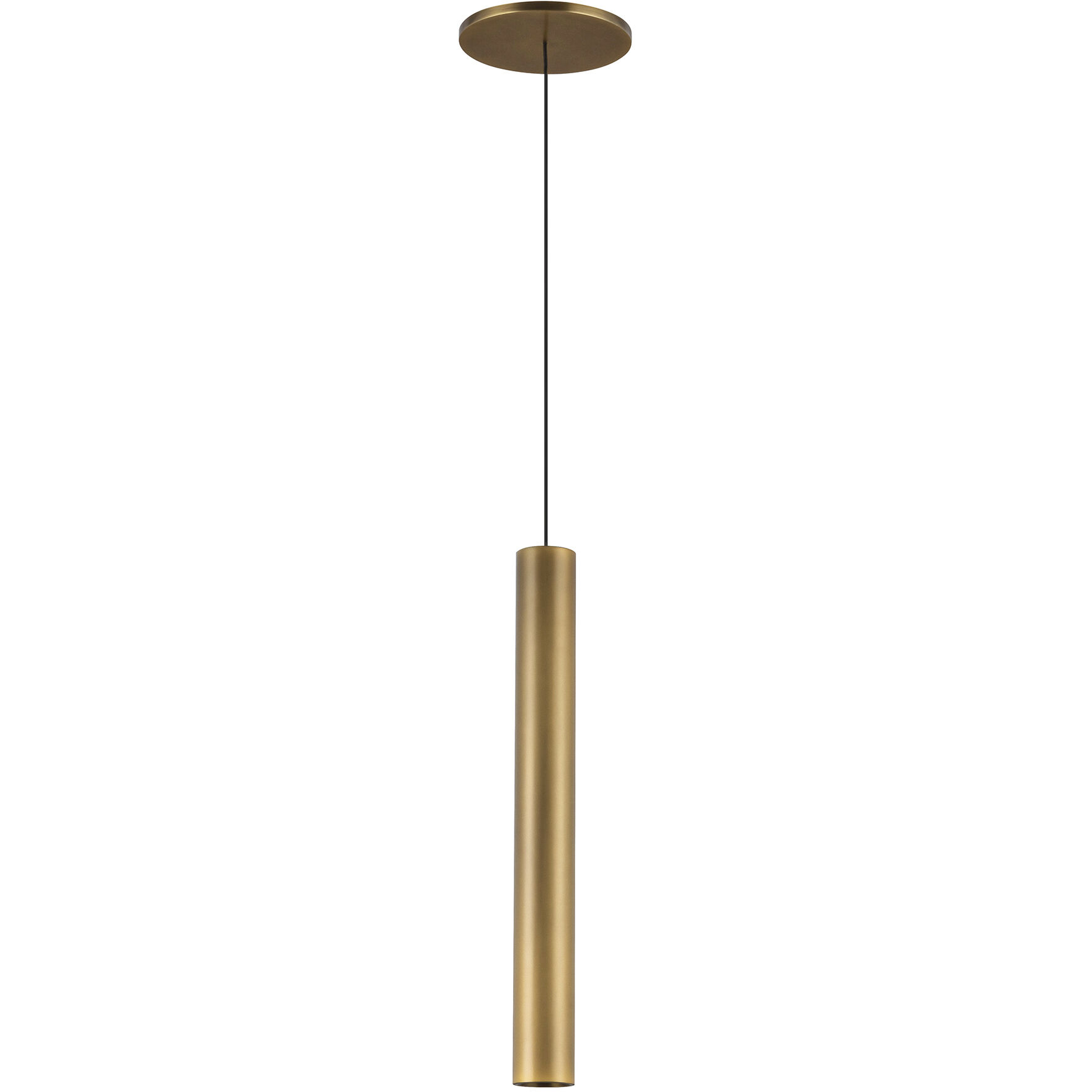 Mason Pendant Ceiling Light in Vintage Brass