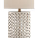Bellemeade 29 inch 150 watt Ivory and Antique Brass Table Lamp Portable Light