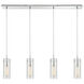 Nazareth 4 Light 46 inch Polished Chrome Multi Pendant Ceiling Light, Configurable