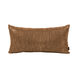 Kidney 22 inch Glam Chocolate Pillow, with Down Insert