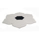 Flower White/Black Cheese Board