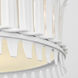 Suzanne Kasler Leslie LED 17.75 inch Plaster White Chandelier Ceiling Light