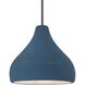 Radiance 1 Light 11.5 inch Midnight Sky and Brushed Nickel Pendant Ceiling Light