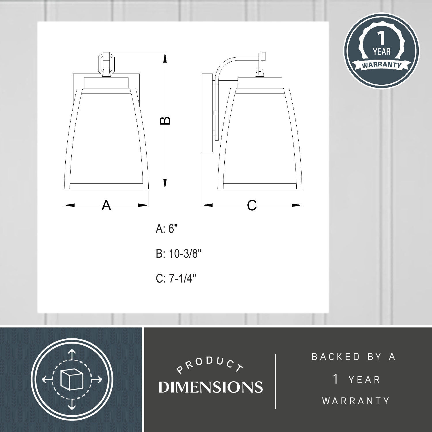 Granville LED 10.5 inch Oil Burnished Bronze Outdoor Wall