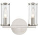 Revolve 2 Light 13.38 inch Polished Nickel Bath Vanity Wall Light