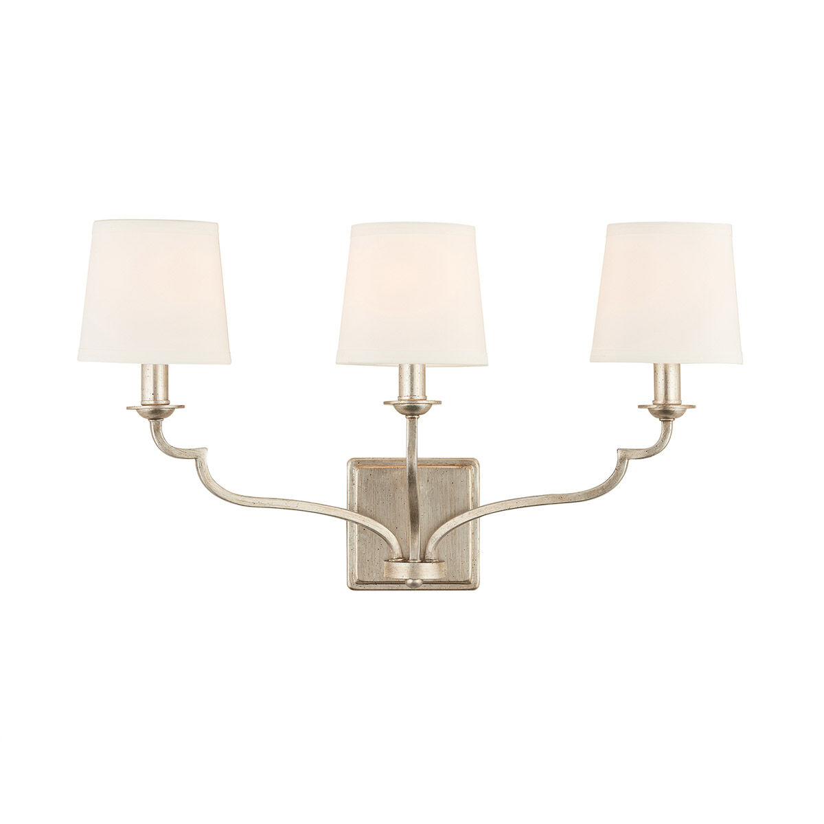 Ophelia 3 Light 25 inch Winter Gold Vanity Light Wall Light